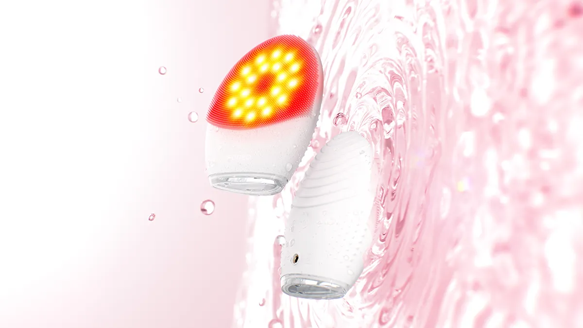 LUNA 5 LED back of the face brush