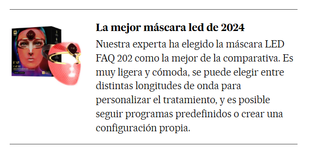 FAQ mascara LED