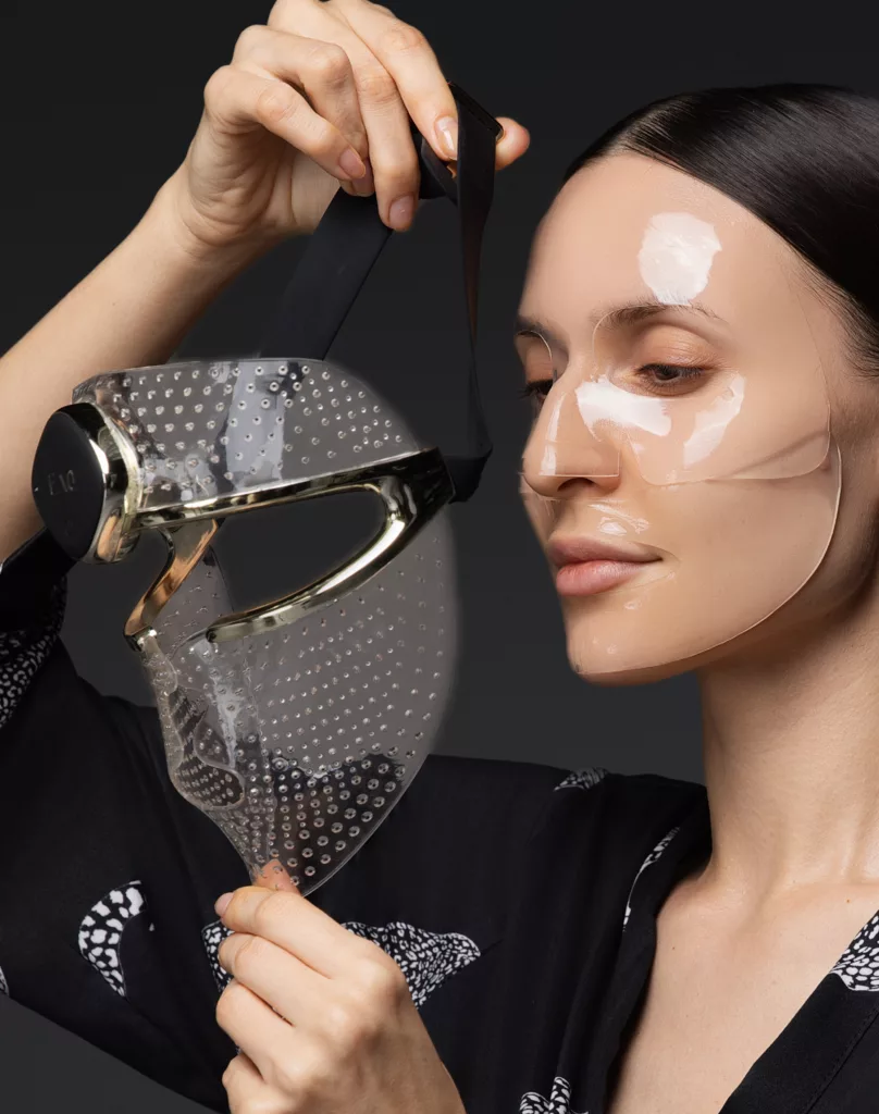mascarilla facial de colágeno