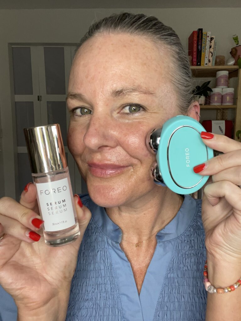 Amanda Ramsay FOREO BEAR™ before and after trial starts