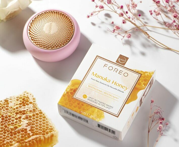 Mascarilla para UFO hecho con miel de manuka
