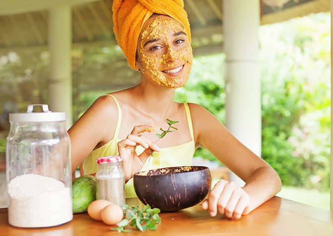 mascarilla facial casera