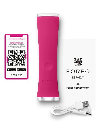 FOREO ESPADA ピンク FOREO ESPADA l Blue light therapy to an acne-free face