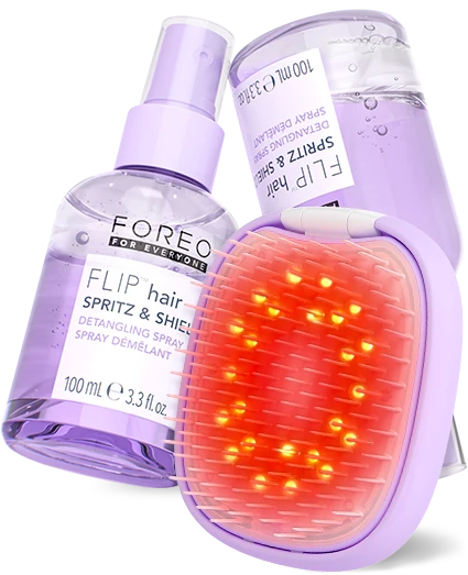 FLIP™ plus LED Detangling Hairbrush Pre-order