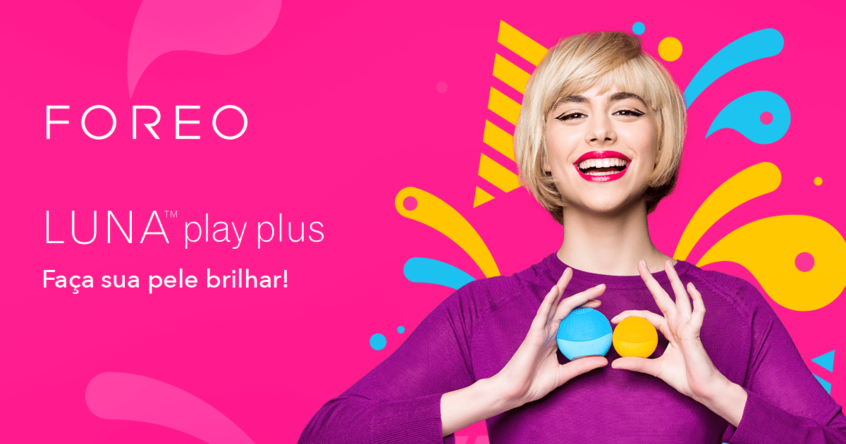 FOREO LUNA play plus I Massageador facial elétrico FOREO LUNA play plus I Massageador facial elétrico