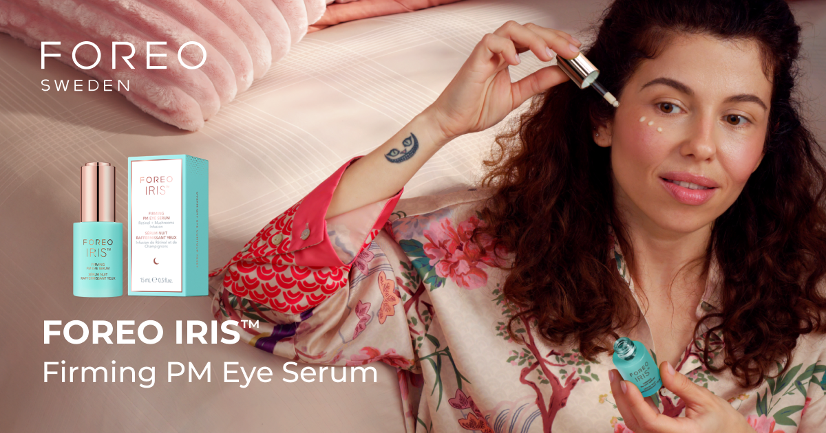 FOREO IRIS™ Overnight Firming Eye Serum Reduce Wrinkles