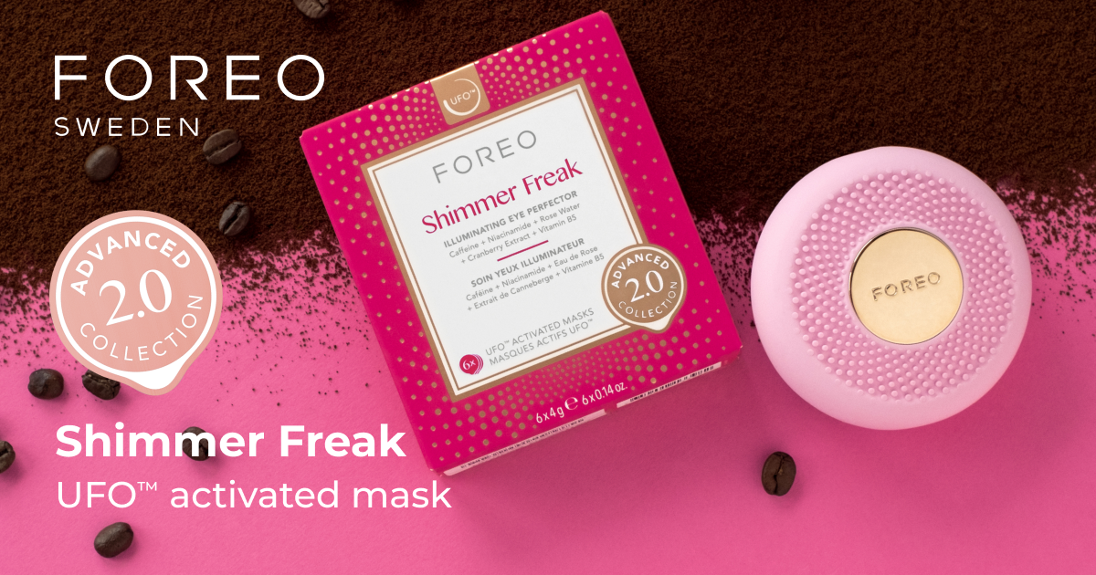 Máscara UFO™ Shimmer Freak 2.0 - com cafeína e niacinamida