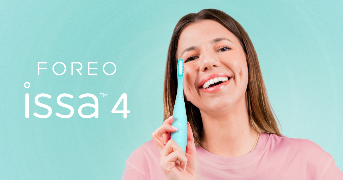 FOREO issa™ 4 - Hybrid Silicone Sonic Toothbrush