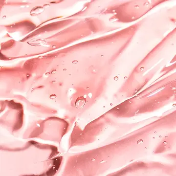 Conductive gel beautifully smeared on a pink backgorund
