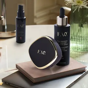 FAQ 302 for hair growth on a table