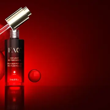 FAQ red light peptide serum
