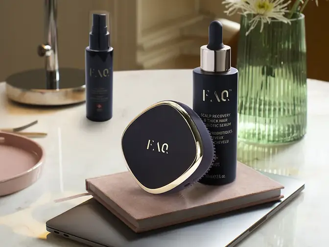 FAQ 302 for hair growth on a table