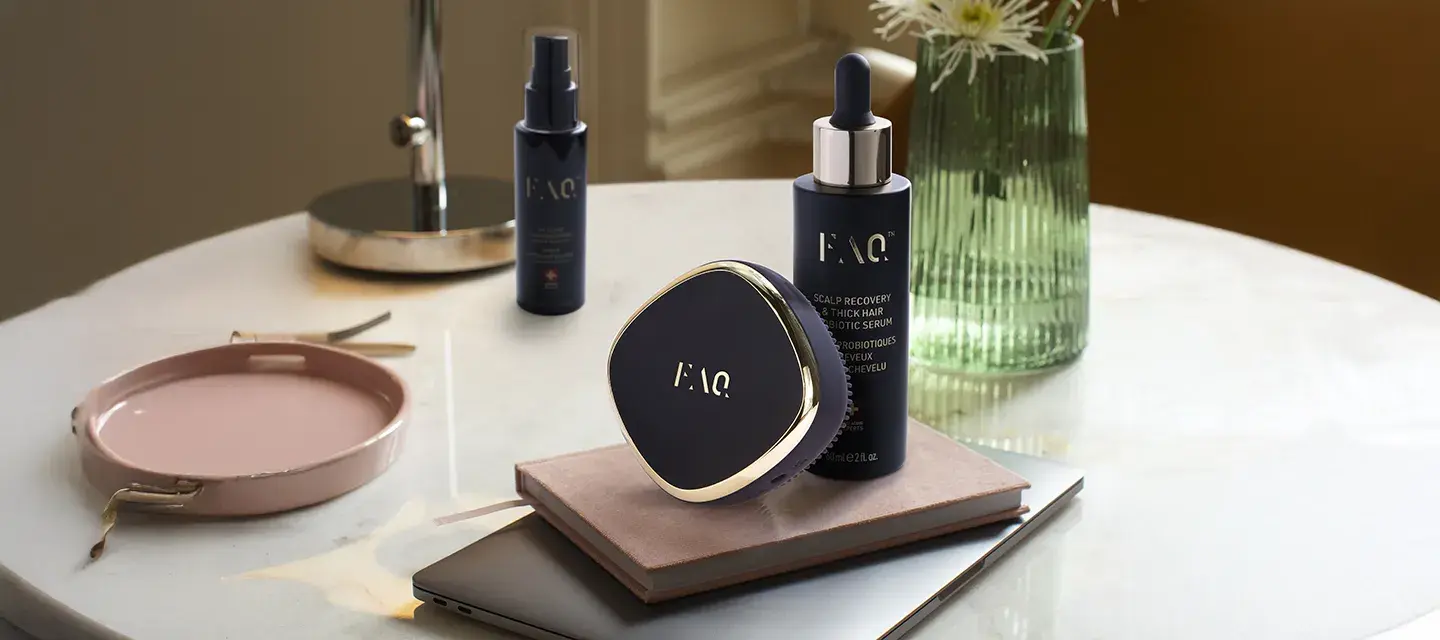FAQ 302 for hair growth on a table