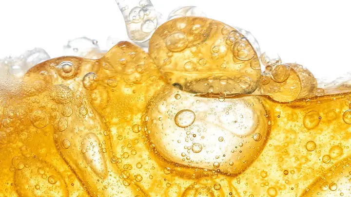 Disolved fat in liquid