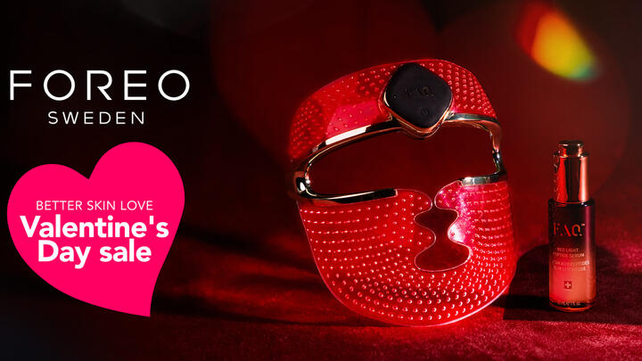 FOREO Valentine's Day sale with big discounts, use code MYLOVE