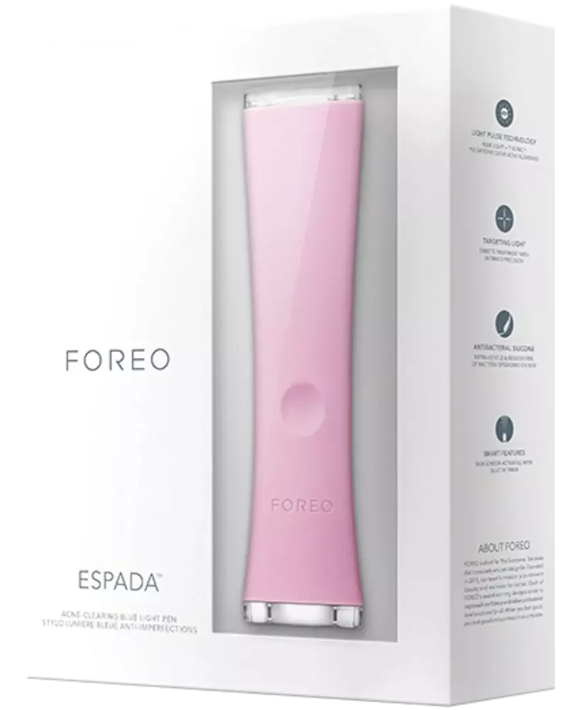 Side view of ESPADA™ Acne-Treating Blue Light Pen - Pink