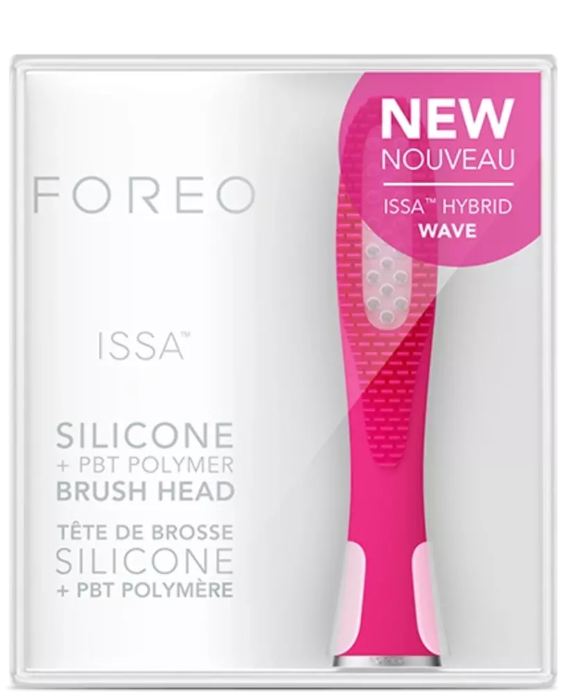 ISSA™ Hybrid Wave Replacement Brush Head Fuchsia