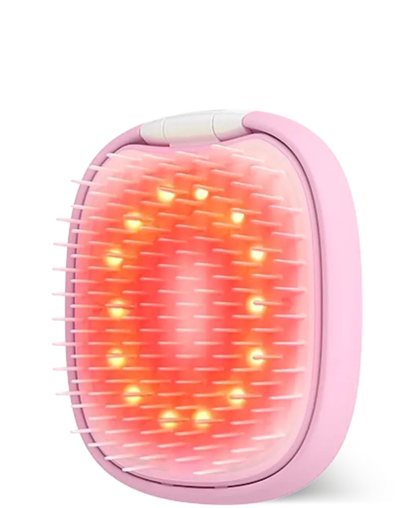 FLIP™ LED Detangling Hairbrush Pearl Pink