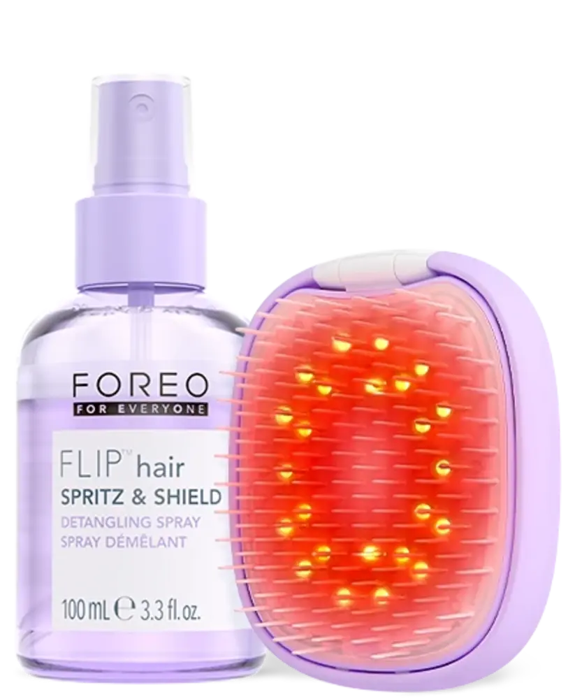 FLIP™ plus LED Detangling Hairbrush bundle