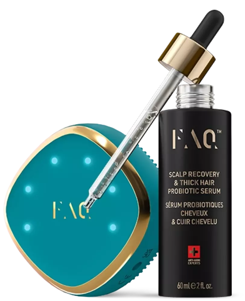 FAQ™ 301 Bundle &  FAQ™ Scalp Recovery & Thick Hair Probiotic Serum